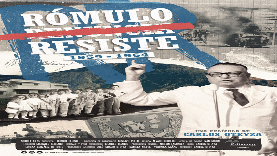 El próximo lunes se estrena la película Rómulo Resiste de Carlos Oteyza