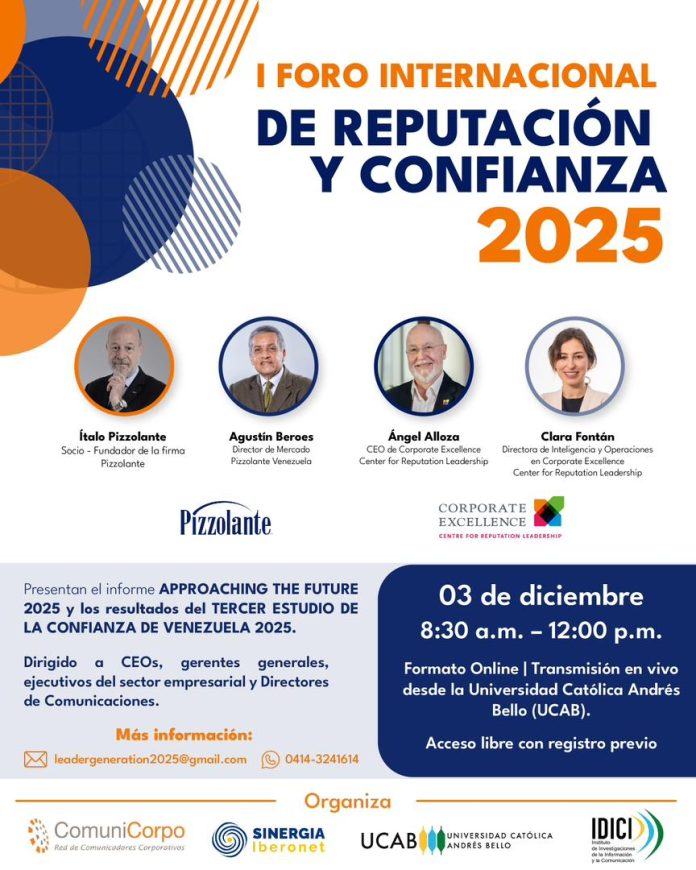 Flyer Foro Reputación y Confianza