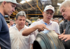 Parque Industrial Caucho presenta el neumático que da inicio a su plan de recuperación