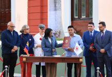 Delcy Rodríguez promulgó la ley que regulará la Cruz Roja Venezolana