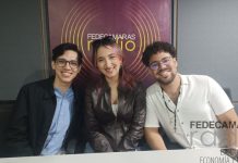 Sonda: Plataforma de Inteligencia Social para el estudio de redes sociales Foto: Deniver Peña/ José A Coa CEO de Sonda, Victoria Paéz, Gerente de marketing y Samuel Baranenko, especialista en ciencia de Datos Conductuales